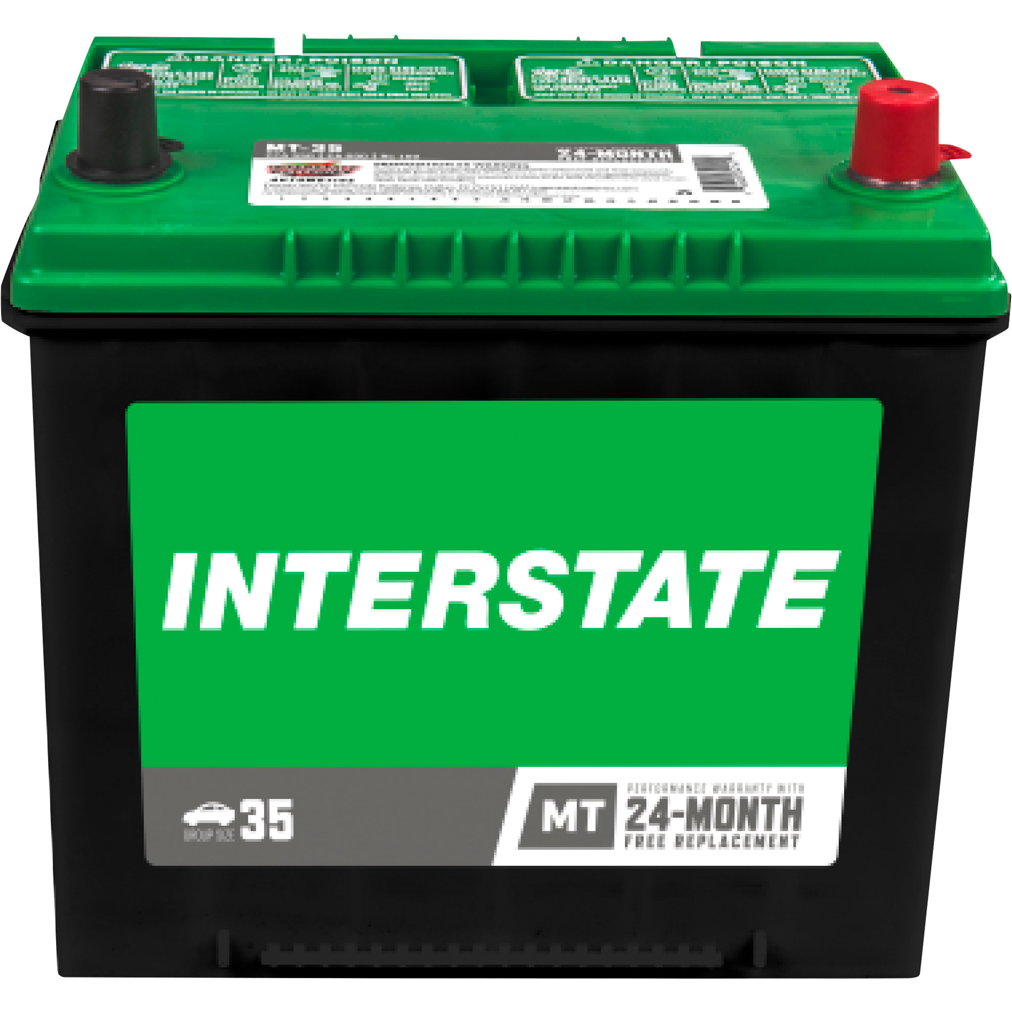 Interstate Batteries Automotive Battery, Group Size 35, 12 Volt, Sealed Lead Acid, Model# MT-35
